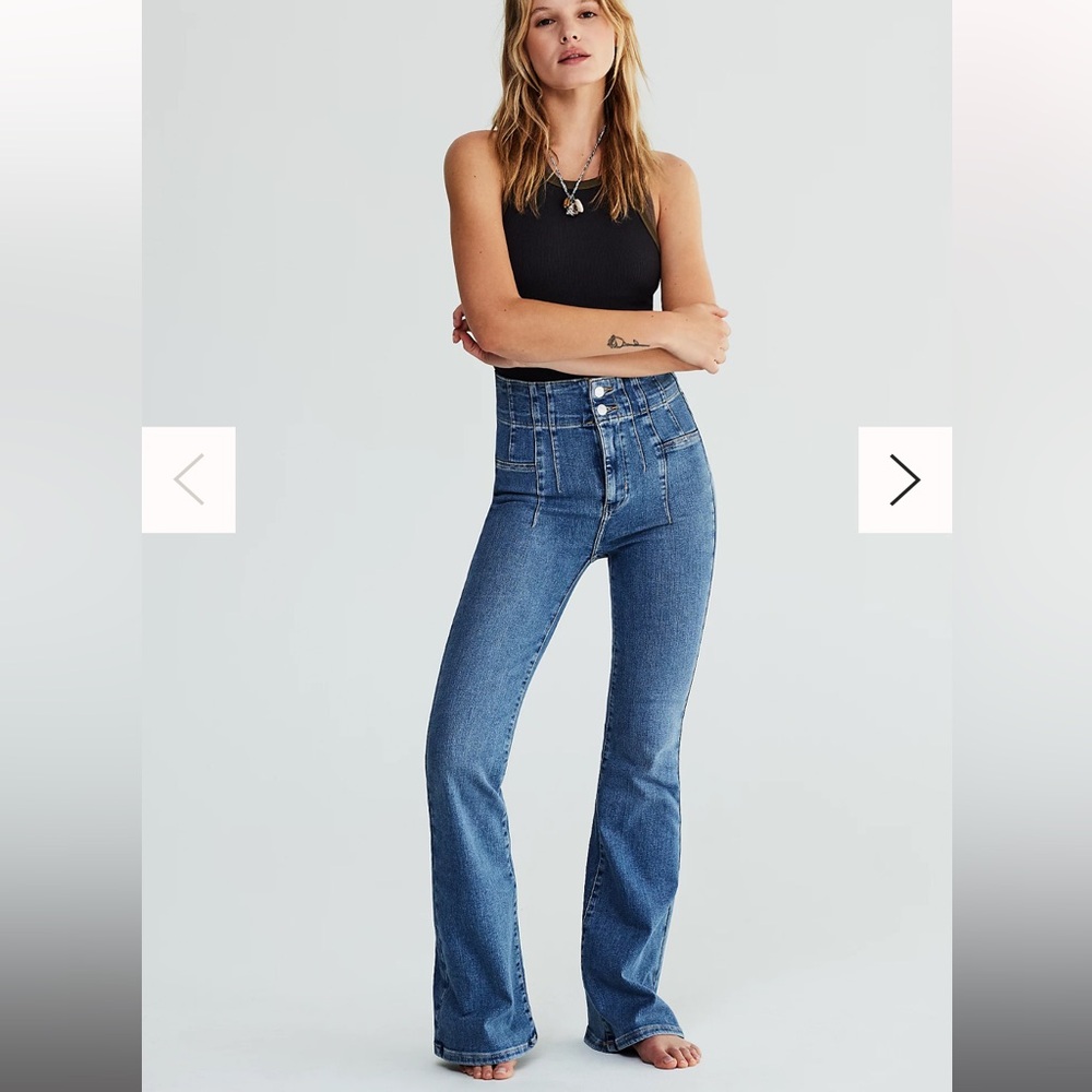 NWOT We The Free Jayde Flare Jeans Size 25
